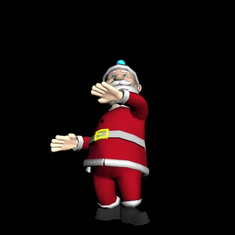 Christmas Santa Claus Dancing. Stock Footage 162599424