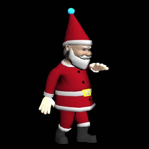 Christmas Santa Claus Dancing. Stock Footage 162599490