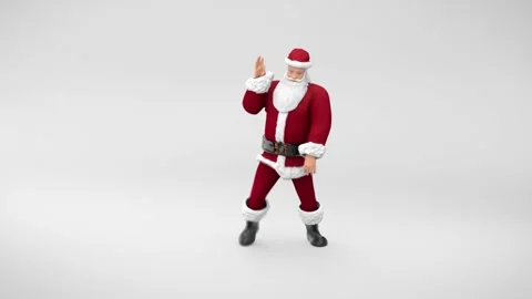 Christmas Santa Claus Dancing Stock Footage 291707982