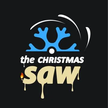 The Christmas Saw Stock Illustration