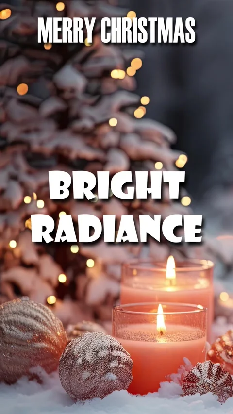 Christmas Saying In Animated Stylish Cursive Text Typography Bright Radiance Stock Footage 292521948
