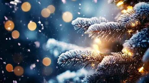 Christmas scene with copy space. Stock Footage 290167571