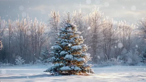 Christmas scene with copy space. Stock Footage 290833250