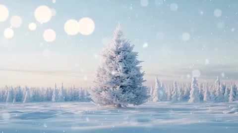 Christmas scene with copy space. Stock Footage 291385053