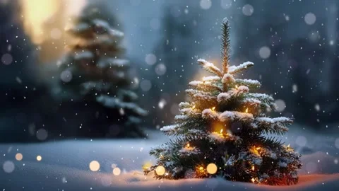 Christmas scene with copy space. Stock Footage 291385057