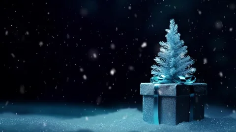 Christmas scene with copy space. Stock Footage 291385146