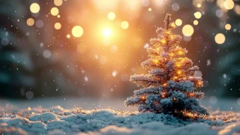 Christmas scene with copy space. Stock Footage 291385152