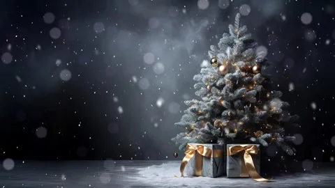 Christmas scene with copy space. Stock Footage 291385191
