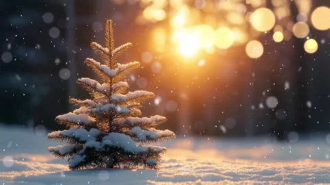 Christmas scene with copy space. Stock Footage 291385198