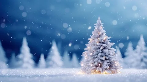 Christmas scene with copy space. Stock Footage 291385248