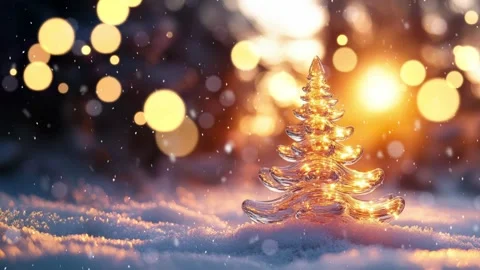 Christmas scene with copy space. Stock Footage 291385262