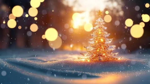 Christmas scene with copy space. Stock Footage 291385267