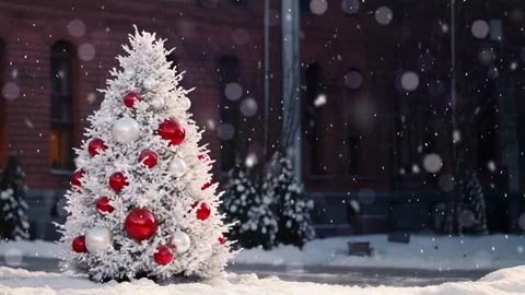 Christmas scene with copy space. Stock Footage 291385351