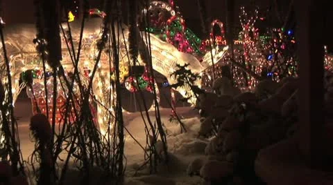 Christmas scene Video stock 14836062