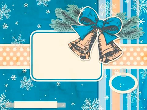 Christmas scrapbook Stock Illustration