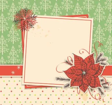 Christmas scrapbook Stock Illustration