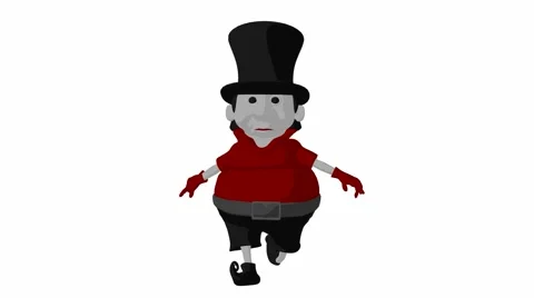 Christmas scrooge Stock Footage 993610