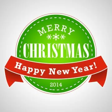 Christmas Seal Background Stock Illustration