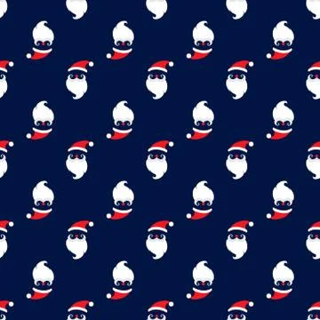 Christmas seamless abstract pattern for simple backgrounds, textures and pack Stock Illustration