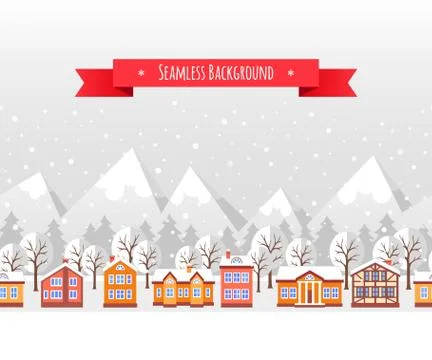 Christmas seamless backgound Illustrazione stock