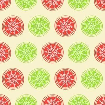 Christmas seamless background Stock Illustration