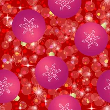 Christmas Seamless Background Stock Illustration