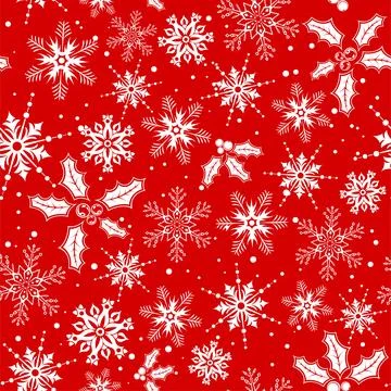 Christmas seamless background Stock Illustration