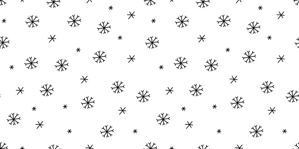 Christmas seamless doodle pattern Stock Illustration