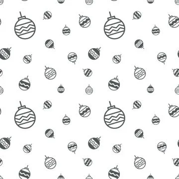 Christmas Seamless Pattern Background Stock Illustration
