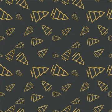 Christmas Seamless Pattern Background Stock Illustration