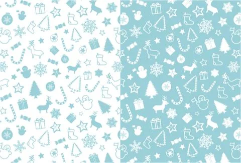 Christmas Seamless Pattern Baclground. Stock Illustration