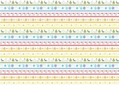 Christmas Seamless Pattern Baclground. Stock Illustration