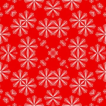 Christmas seamless pattern. Christmas background red. Merry Christmas. Happ.. Stock Illustration