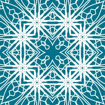 Christmas seamless pattern. Christmas background blue. Snowflake pattern. H.. 스톡 일러스트