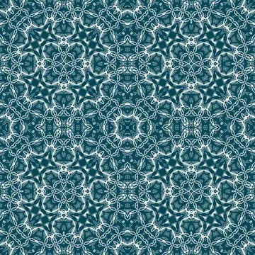 Christmas seamless pattern. Christmas background blue. Snowflake pattern. H.. イラスト素材