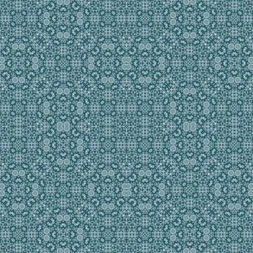 Christmas seamless pattern. Christmas background blue. Snowflake pattern. H.. Stock Illustration
