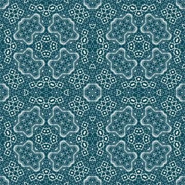 Christmas seamless pattern. Christmas background blue. Snowflake pattern. H.. Stock Illustration
