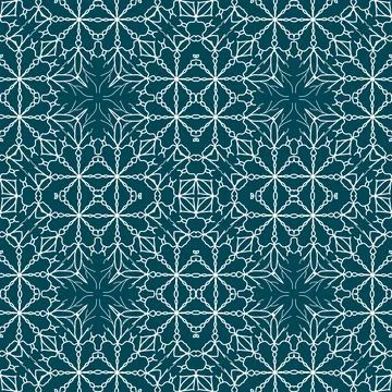 Christmas seamless pattern. Christmas background blue. Snowflake pattern. H.. 스톡 일러스트