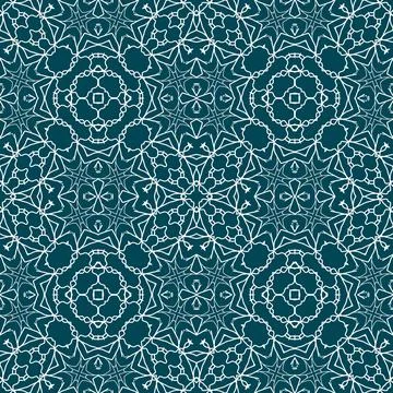 Christmas seamless pattern. Christmas background blue. Snowflake pattern. H.. イラスト素材