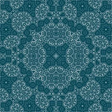 Christmas seamless pattern. Christmas background blue. Snowflake pattern. H.. 스톡 일러스트