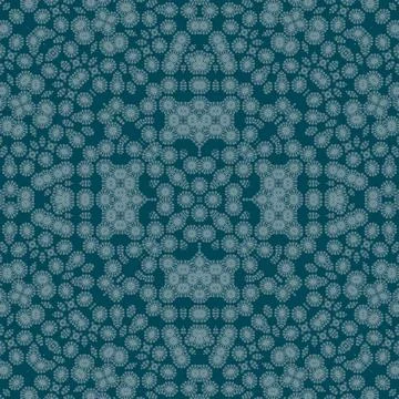 Christmas seamless pattern. Christmas background blue. Snowflake pattern. H.. Stock Illustration