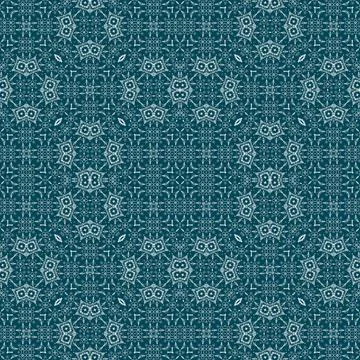 Christmas seamless pattern. Christmas background blue. Snowflake pattern. H.. Stock Illustration