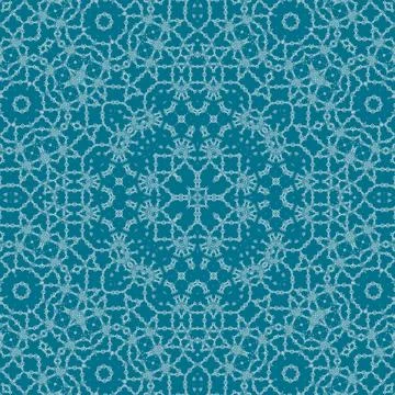 Christmas seamless pattern. Christmas background blue. Snowflake pattern. H.. Stock Illustration