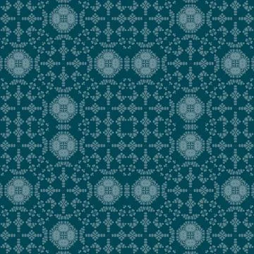 Christmas seamless pattern. Christmas background blue. Snowflake pattern. H.. イラスト素材