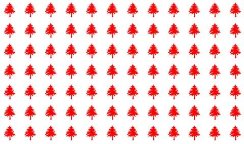 Christmas seamless pattern with christmas trees on white wallpaper backgrou.. Stock Illustration