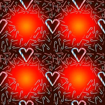 Christmas seamless pattern for gift wrap, wallpaper, web banner background Illustrazione stock