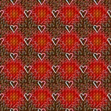 Christmas seamless pattern for gift wrap, wallpaper, web banner background Stock Illustration