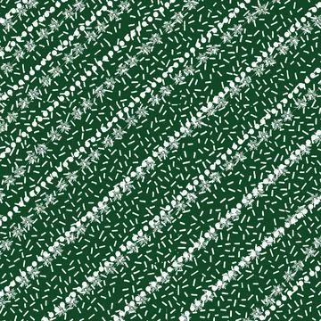 Christmas seamless pattern, gingerbread man, christmas tree, snowman, candy cane Stock Illustration