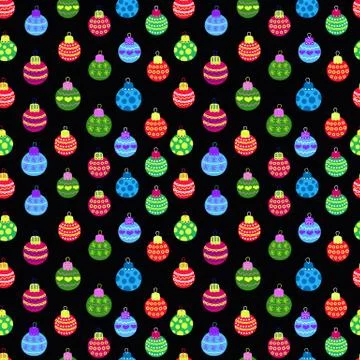 Christmas seamless pattern Stock Illustration