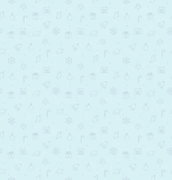 Christmas seamless pattern Stock Illustration